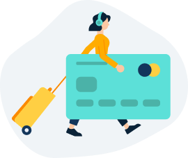 prepaid travel card illustration