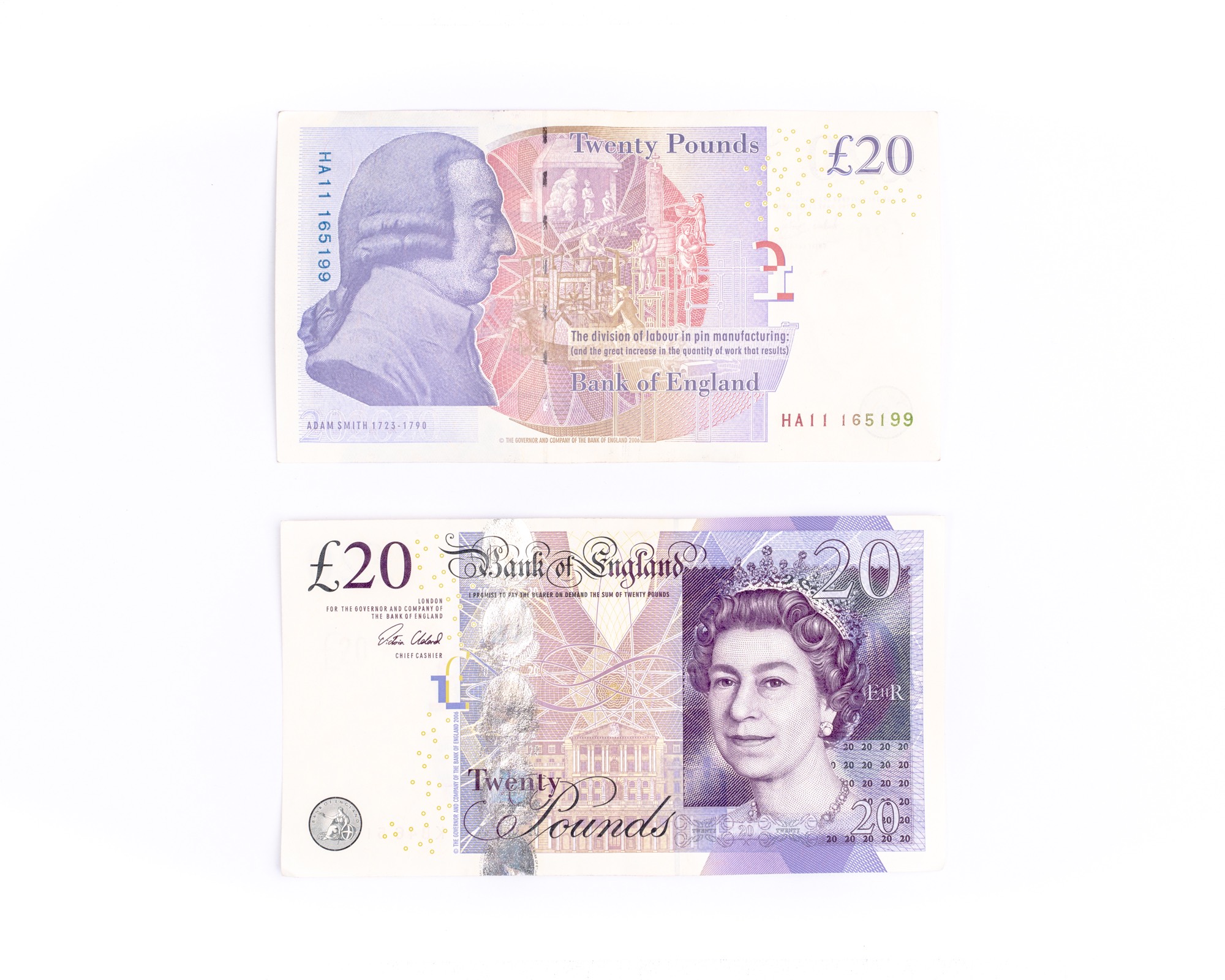 The currency in Scotland is the pound sterling and they come in bank notes and coins.