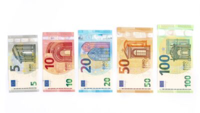 The currency of Germany is the Euro. They have bank notes and coins.