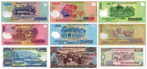 Vietnamese currency is the Vietnamese Dong.