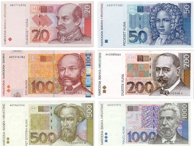 The official currency of Croatia is the Kuna.
