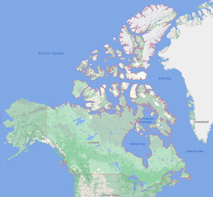 Canada map Where can I use my Canadian dollars?