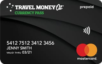 Travel Money Oz Currency Pass
