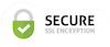 Secure SSL Encryption logo with a padlock icon