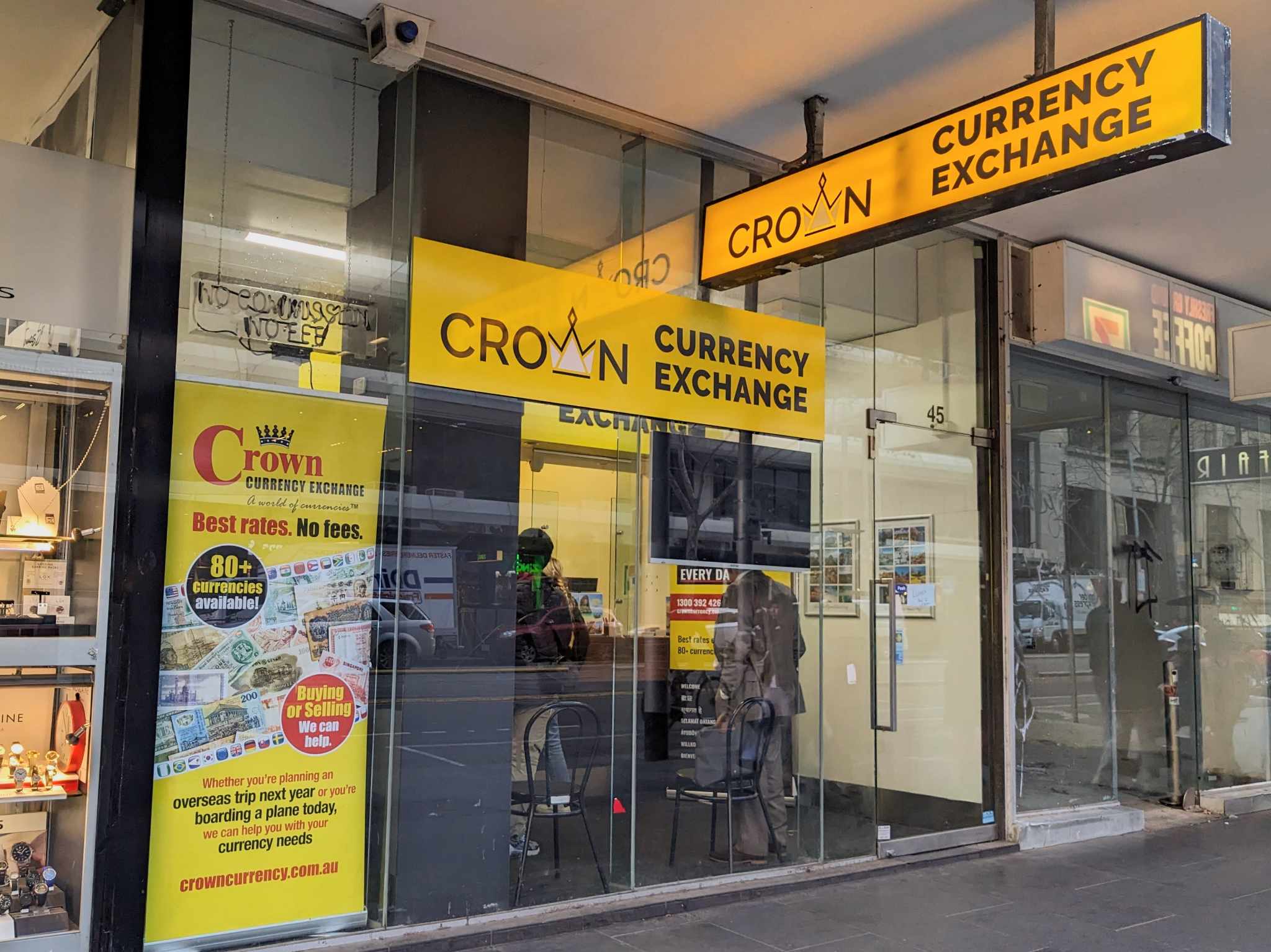 Crown Currency Elizabeth Street Melbourne
