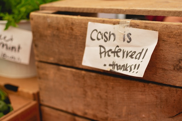 cash is preferred sign