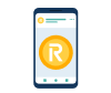 a smartphone icon.