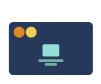 A dark blue card.