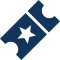 Blue Tickets Icon